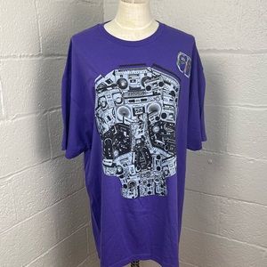 2XL Purple Radios T shirt